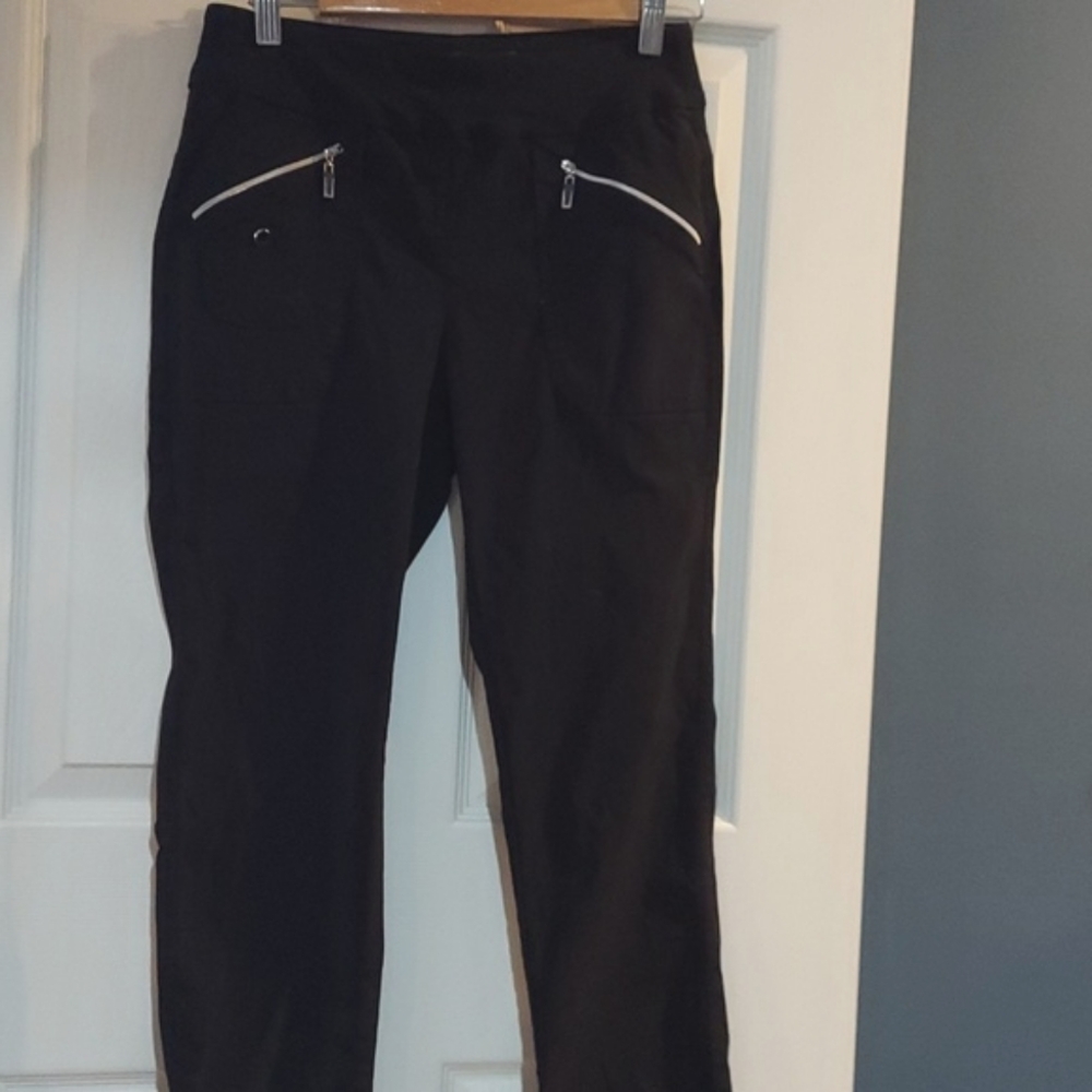 Jamie Sadock Black Skinnylicious Golf Pants 6